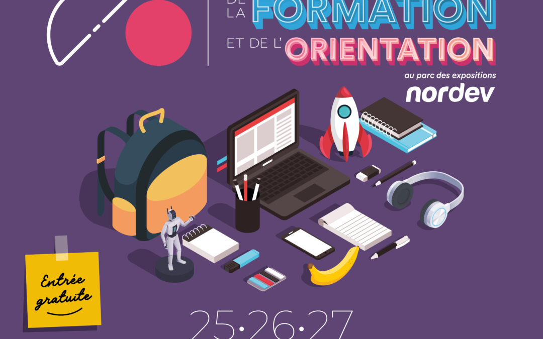 Nommes sommes présents au Salon de la formation et de l’orientation du 25 au 27 février 2022